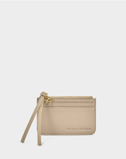 Katie Loxton | Light Taupe Gift Boxed Coin & Card Holder