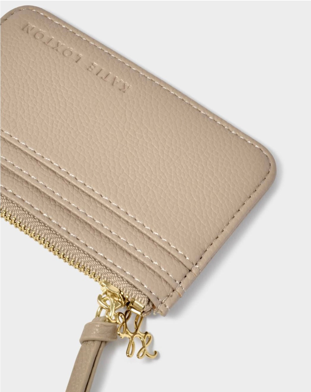 Katie Loxton | Light Taupe Gift Boxed Coin & Card Holder