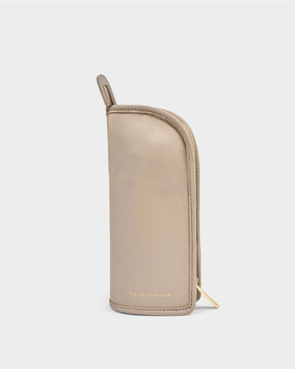 Katie Loxton | Light Taupe Travel Makeup Brush Set with Case