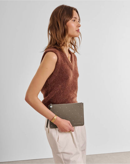 Katie Loxton | Mink Tassel Studded Charm Pouch
