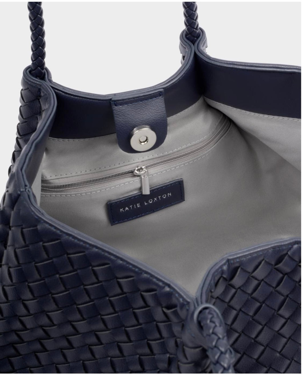 Katie Loxton | Navy Nova Small Shoulder Tote