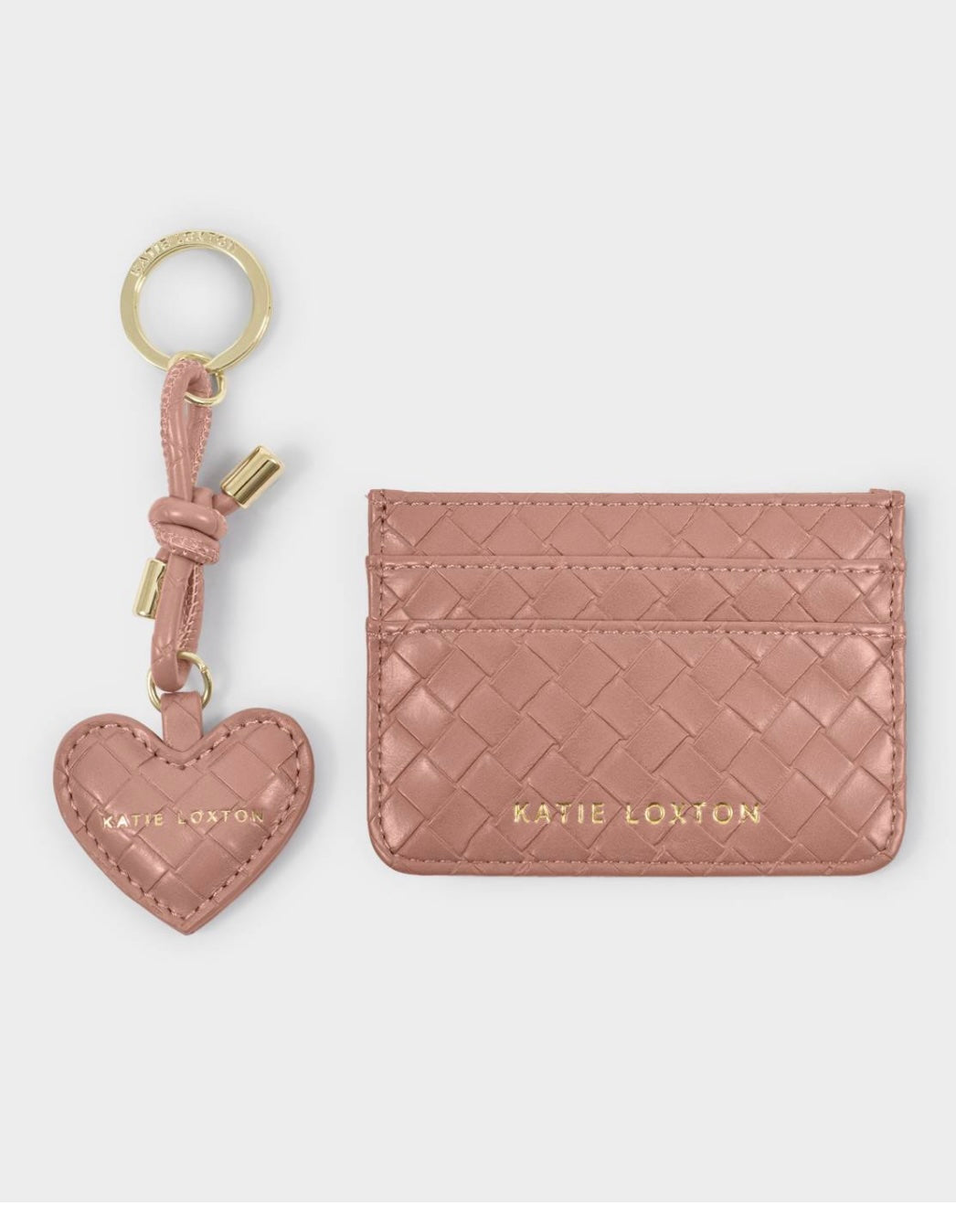 Katie Loxton | Nude Pink Gift Boxed Keyring & Card Holder