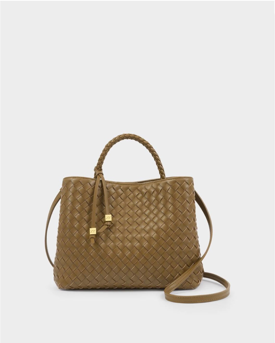 Katie Loxton | Olive Nova Hand Woven Top Handle Bag