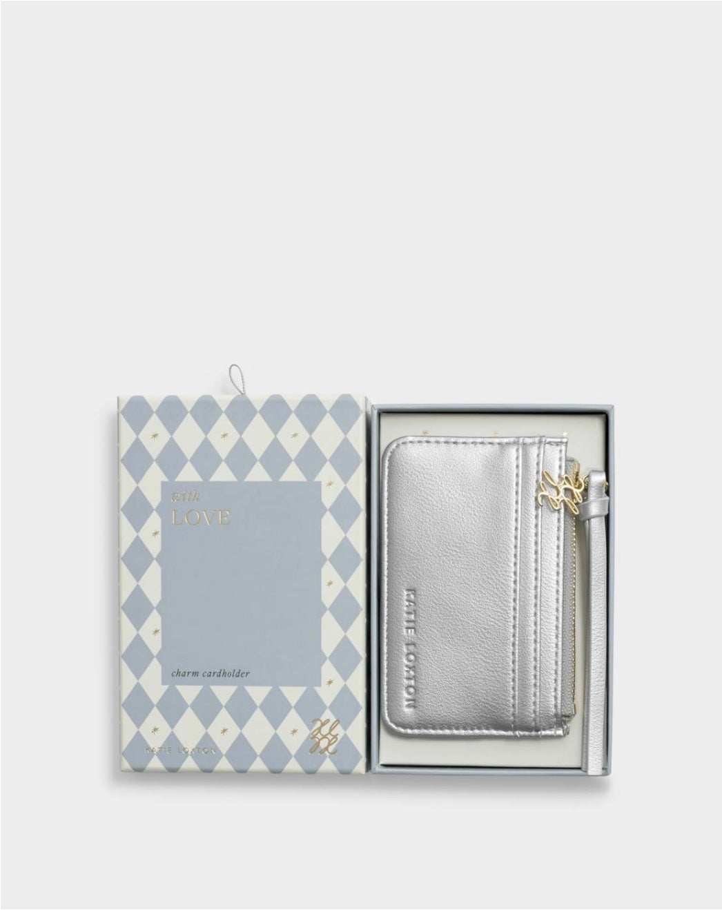 Katie Loxton | Silver Gift Boxed Coin & Card Holder