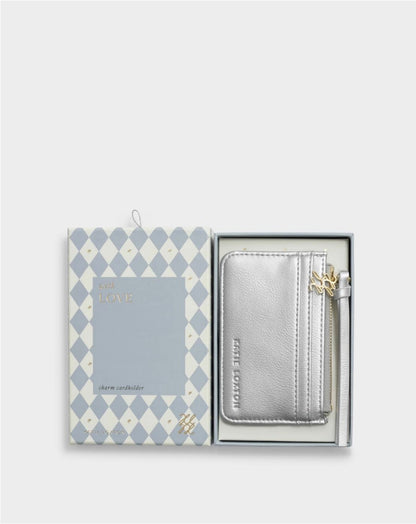 Katie Loxton | Silver Gift Boxed Coin & Card Holder