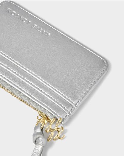 Katie Loxton | Silver Gift Boxed Coin & Card Holder