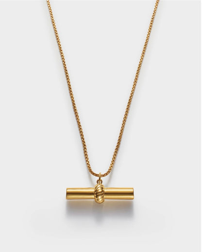 Katie Loxton | Themis Waterproof Gold T-Bar Necklace