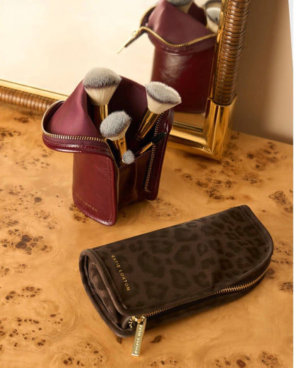 Katie Loxton | Cherry Travel Makeup Brush Set with Case