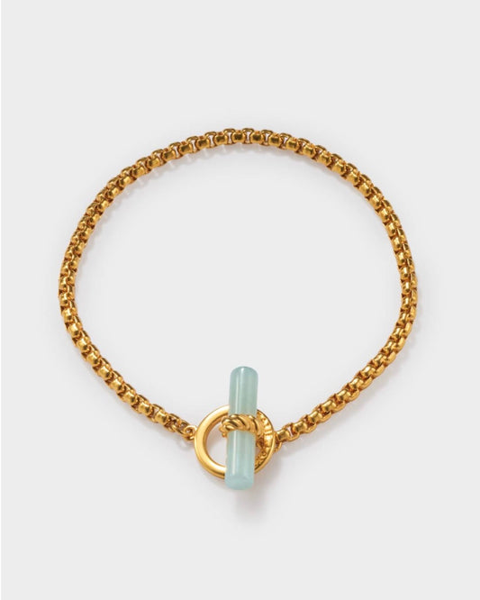 Katie Loxton | Azura Waterproof Gold T-Bar Bracelet