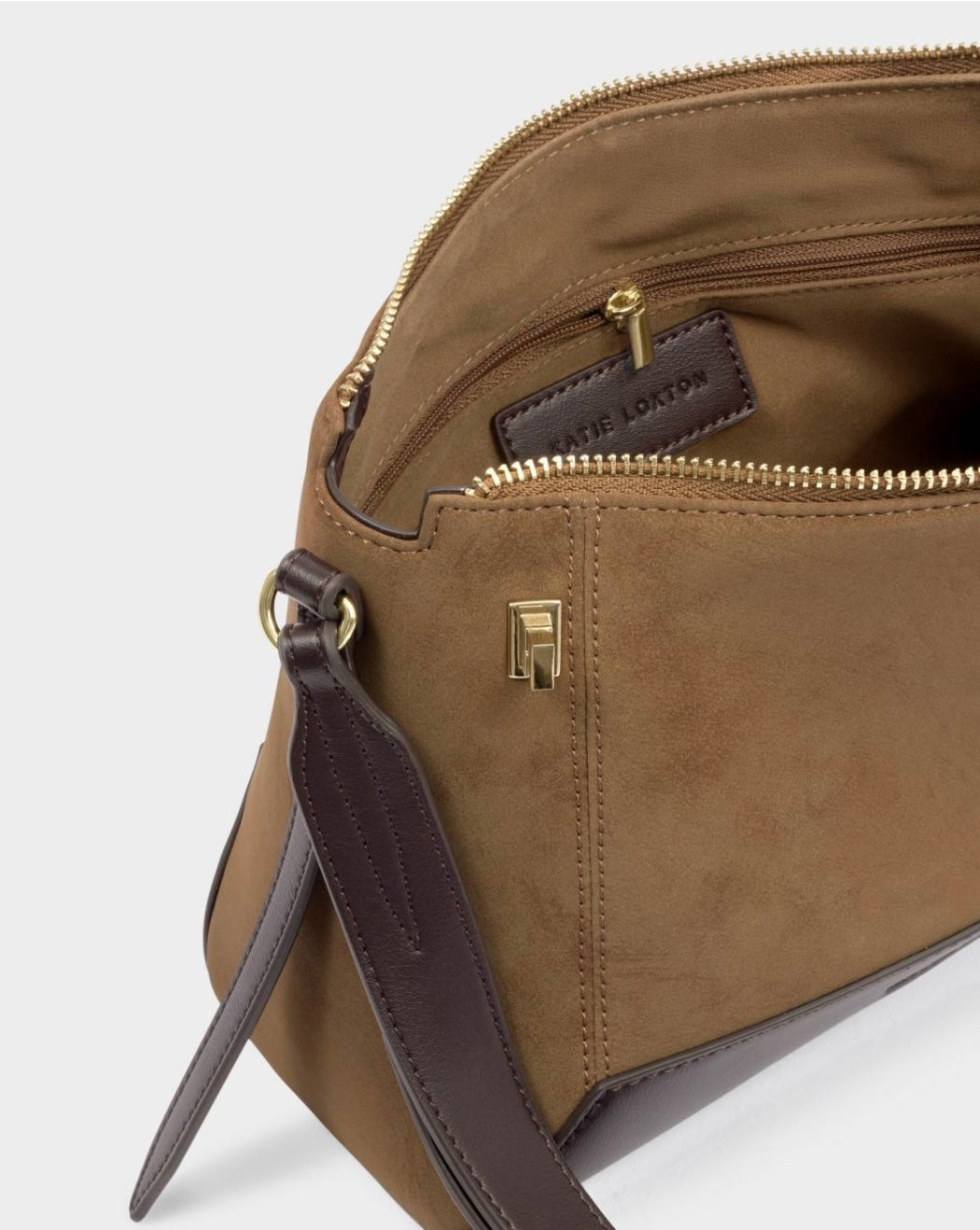 Katie Loxton | Caramel Charlbury Suedette Crossbody Bag