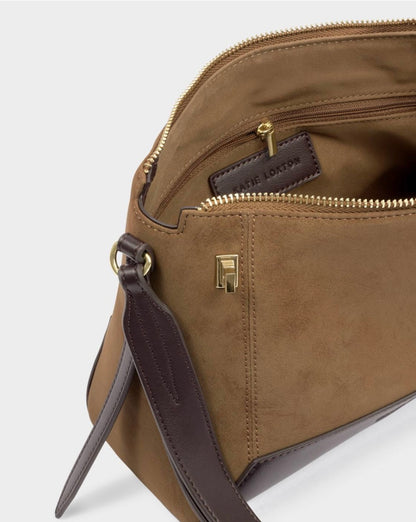 Katie Loxton | Caramel Charlbury Suedette Crossbody Bag