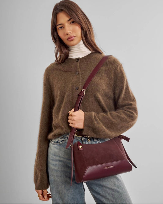 Katie Loxton | Cherry Charlbury Suedette Crossbody Bag