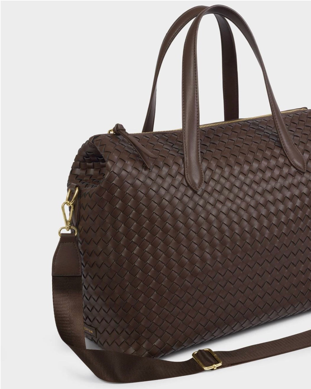 Katie Loxton | Chocolate Milan Hand Woven Cabin Bag
