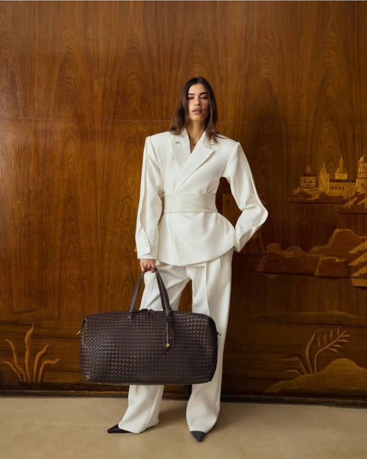 Katie Loxton | Chocolate Soho Hand Woven Weekend Bag