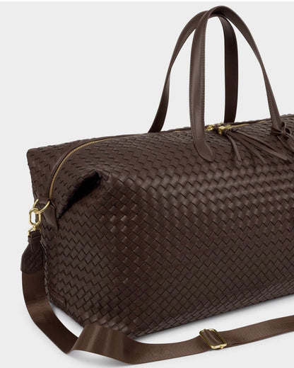 Katie Loxton | Chocolate Soho Hand Woven Weekend Bag