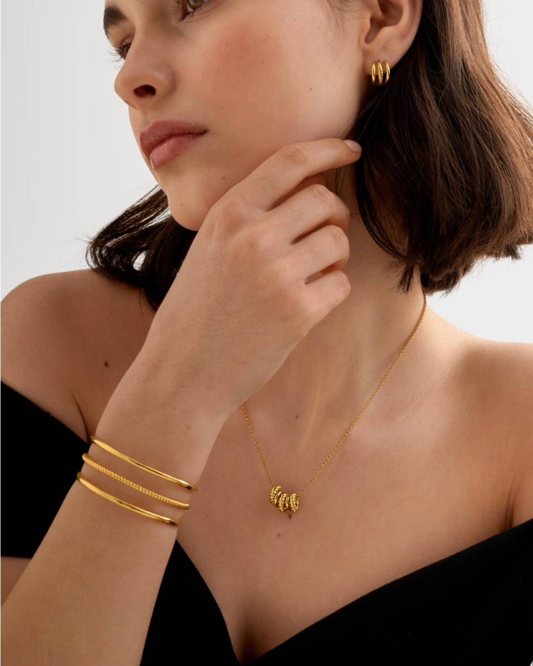 Katie Loxton | Laia Waterproof Gold Bangle