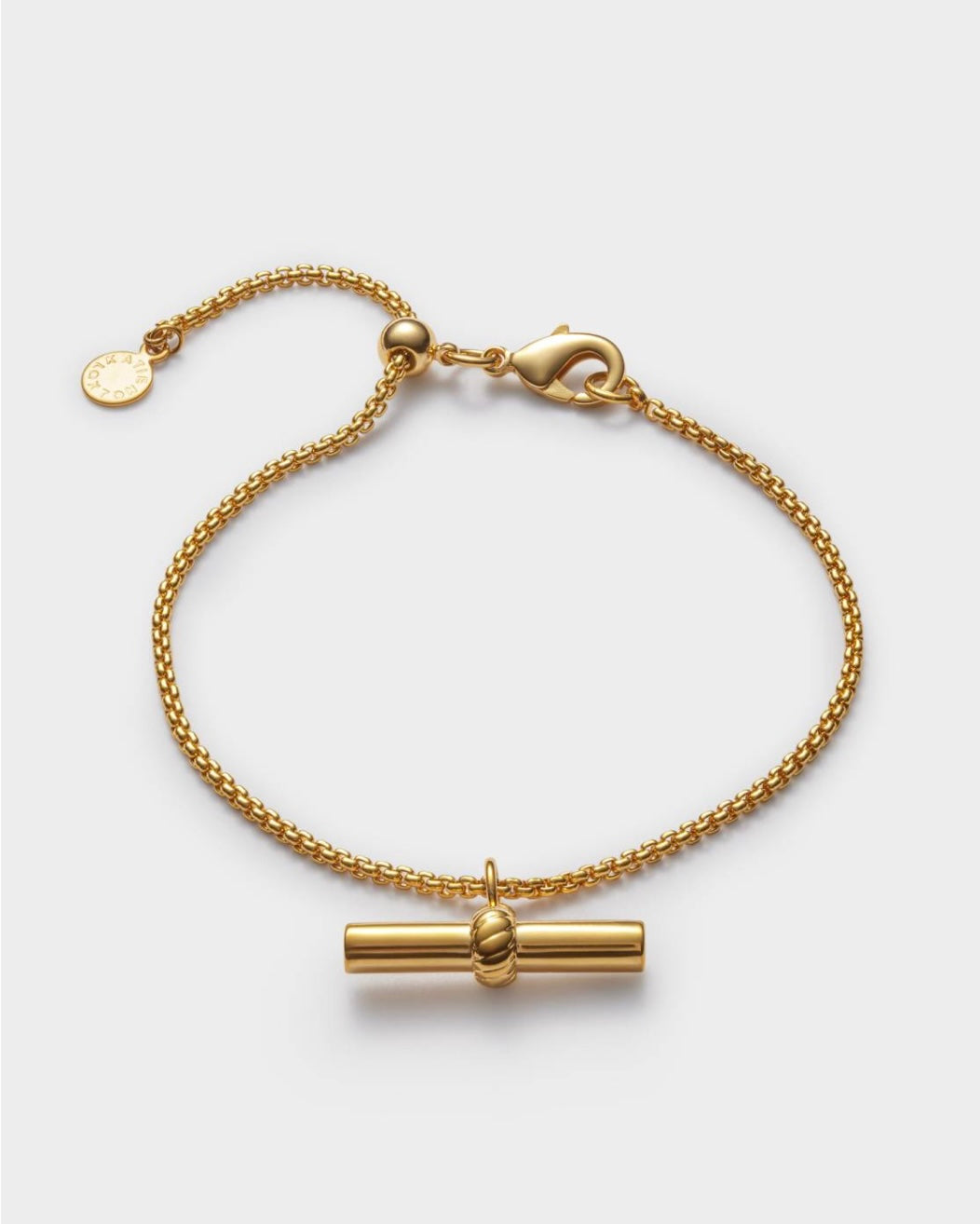 Katie Loxton | Themis Waterproof Gold T-Bar Bracelet