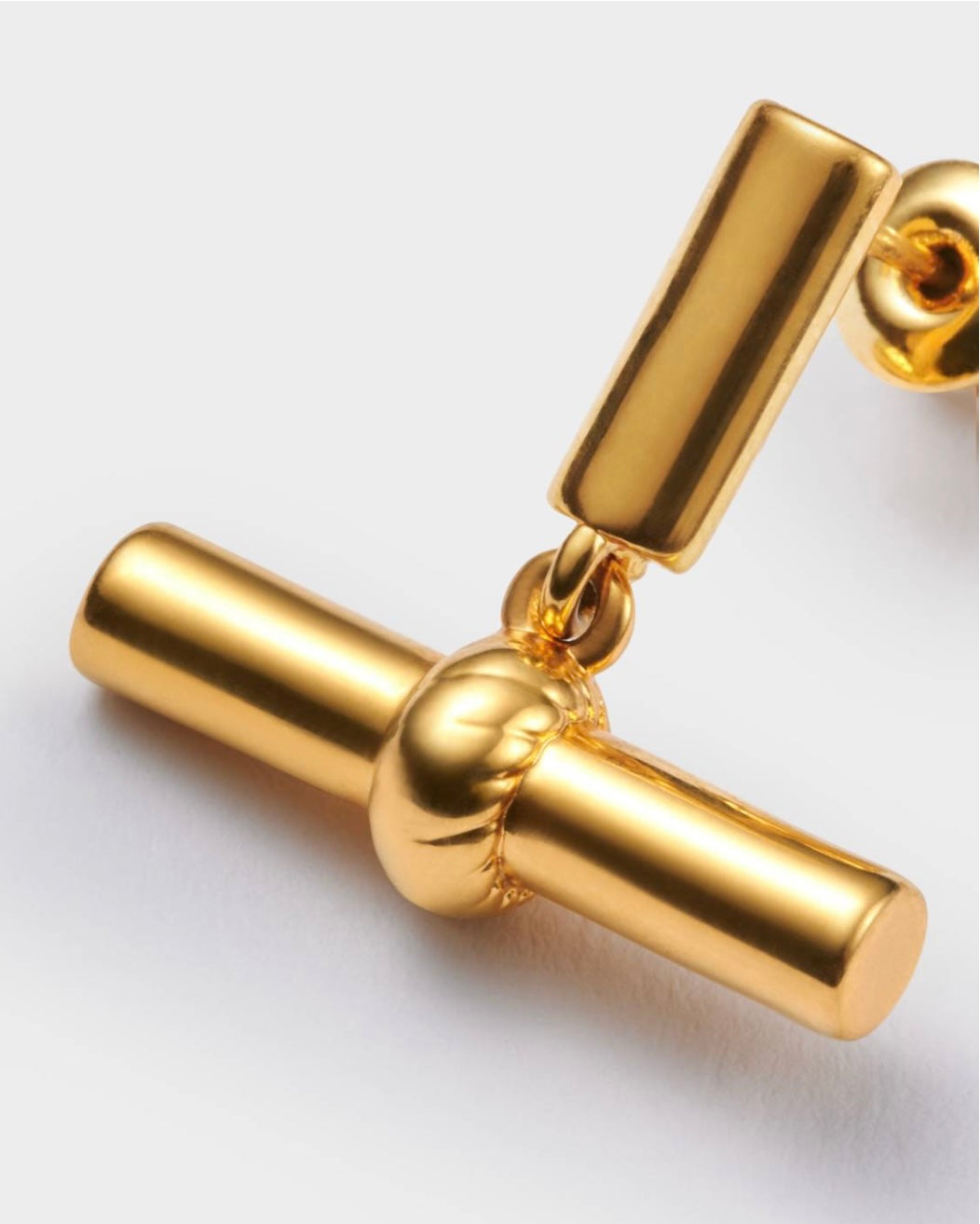 Katie Loxton | Themis Waterproof Gold T-Bar Earrings