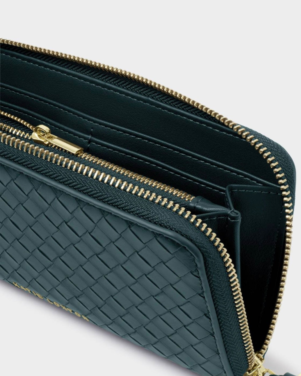 Katie Loxton | Deep Teal Nova Woven Texture Large Purse