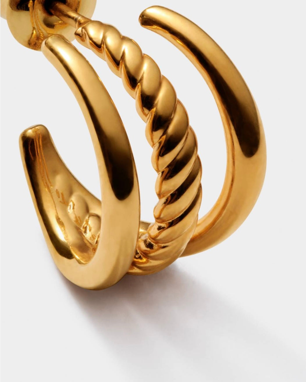 Katie Loxton | Laia Waterproof Gold Illusion Hoop Earrings