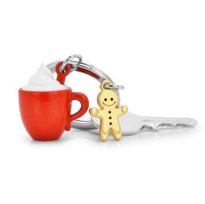 Metalmorphose | Hot Chocolate with Whipped Cream & Gingerbread Keyring