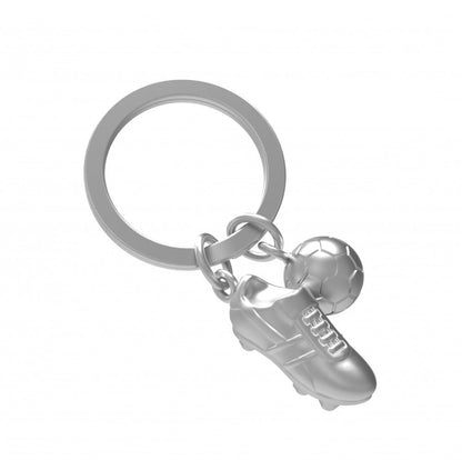 Metalmorphose | Silver Football & Shoe Keyring