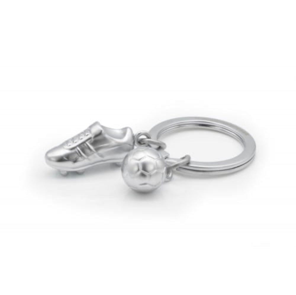 Metalmorphose | Silver Football & Shoe Keyring