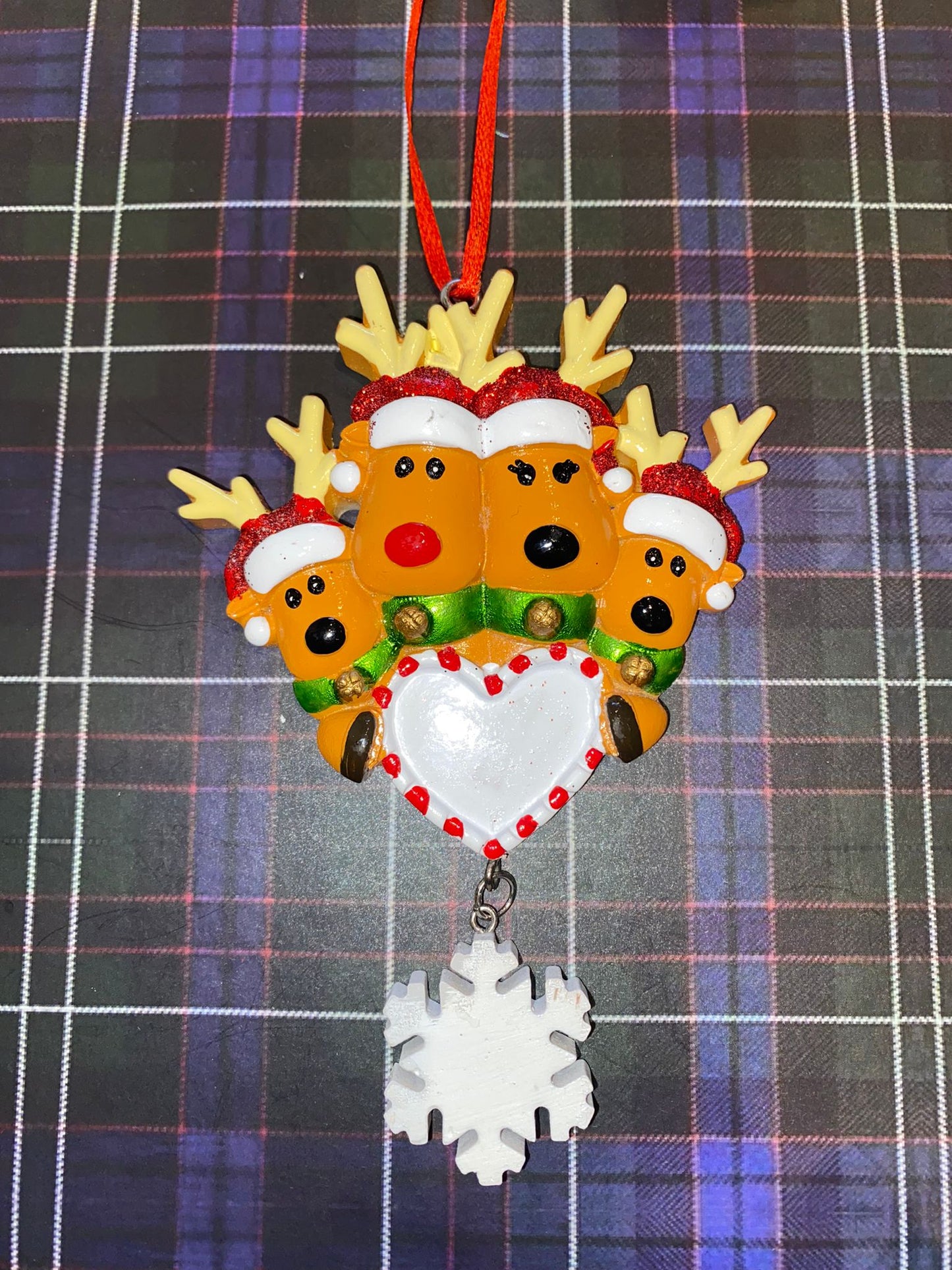 Personalised Tree Decoration - Family of 4