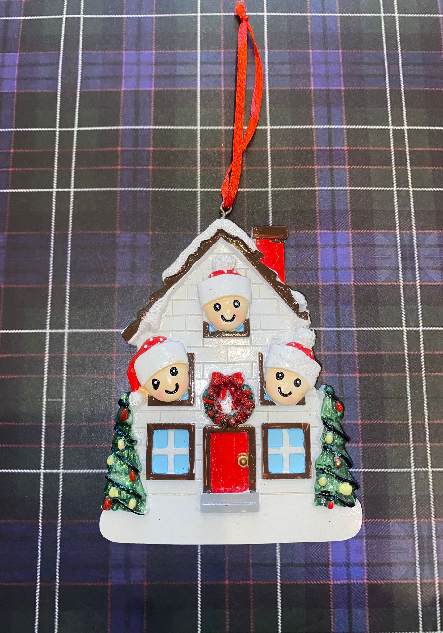 Personalised Tree Decoration - Family of 3