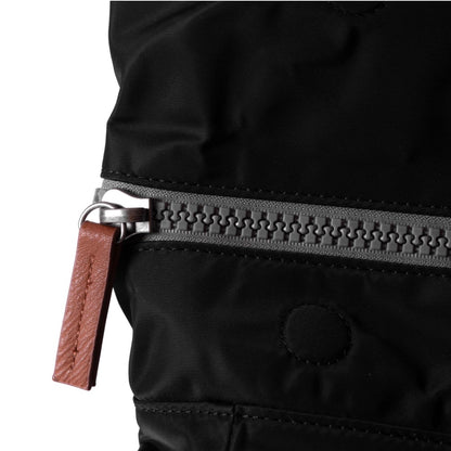 ROKA London | Black Canfield Small Roll Top Backpack