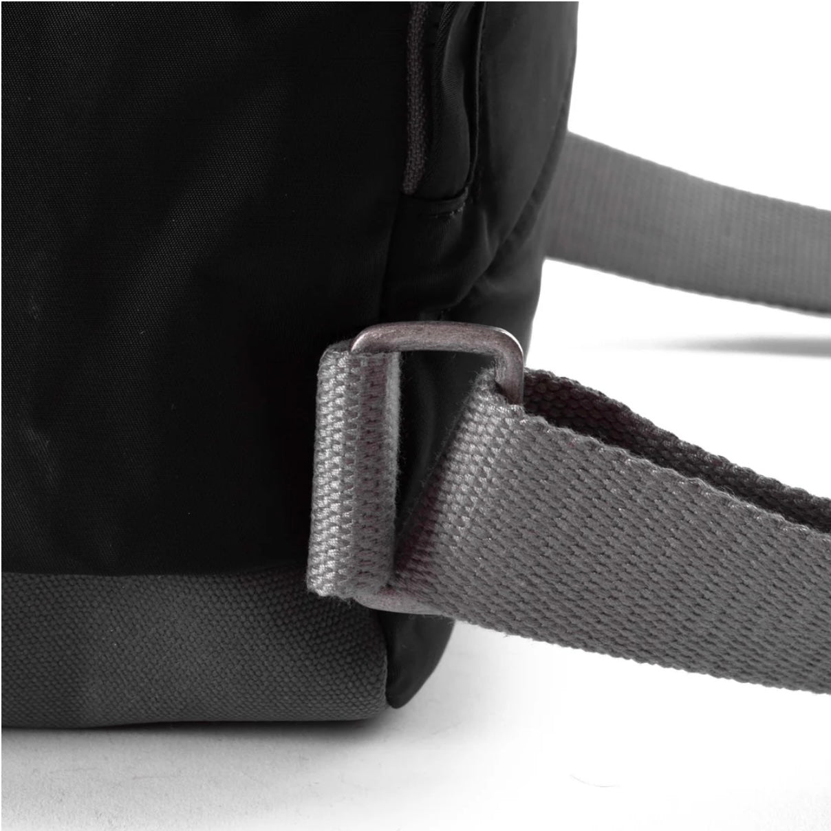 ROKA London | Black Canfield Small Roll Top Backpack