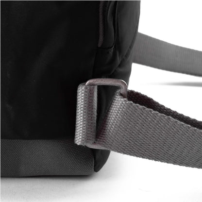 ROKA London | Black Canfield Small Roll Top Backpack