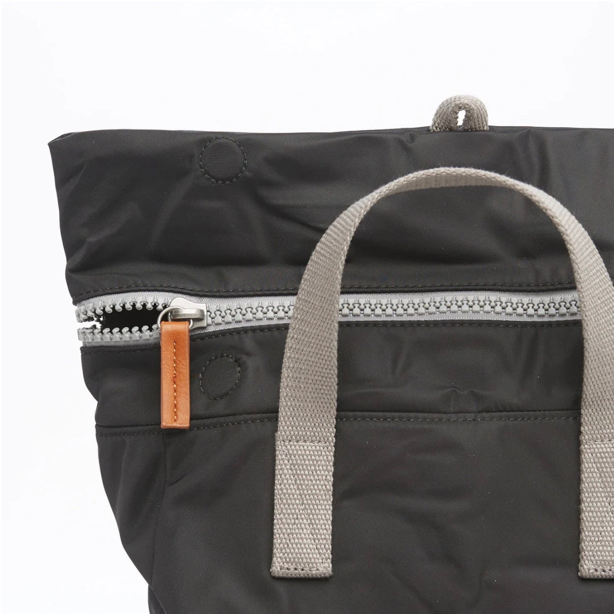 ROKA London | Black Canfield Small Roll Top Backpack