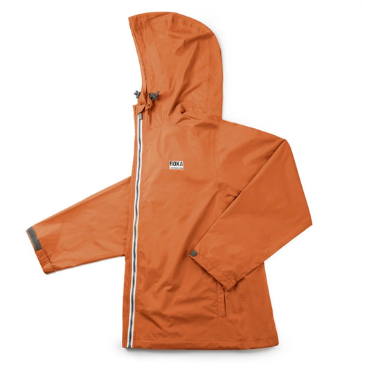ROKA London | Burnt Orange Holborn Rain Jacket