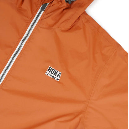 ROKA London | Burnt Orange Holborn Rain Jacket