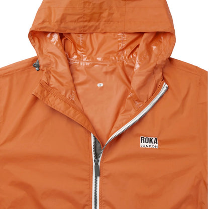 ROKA London | Burnt Orange Holborn Rain Jacket