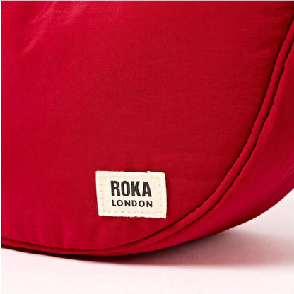 ROKA London | Chilli Taslon Farringdon Half Moon Bag