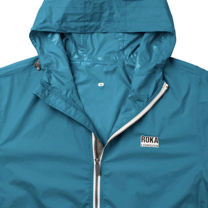 ROKA London | Teal Holborn Rain Jacket