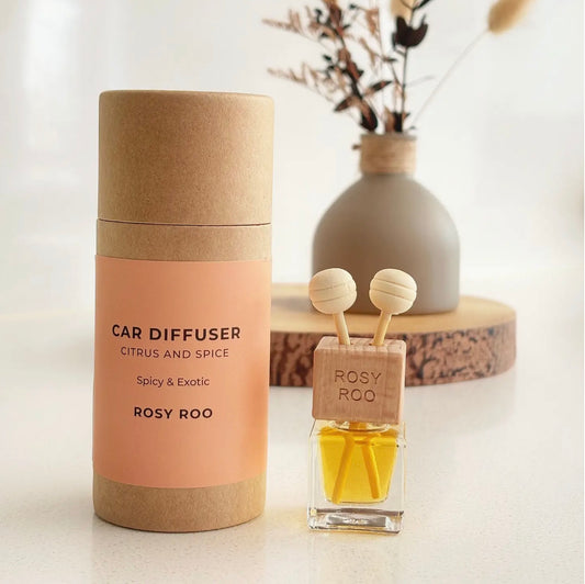 Rosy Roo | Citrus & Spice Car Diffuser