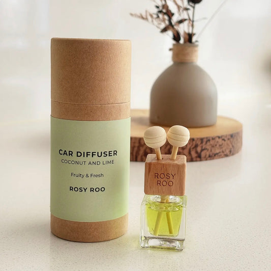 Rosy Roo | Coconut & Lime Car Diffuser