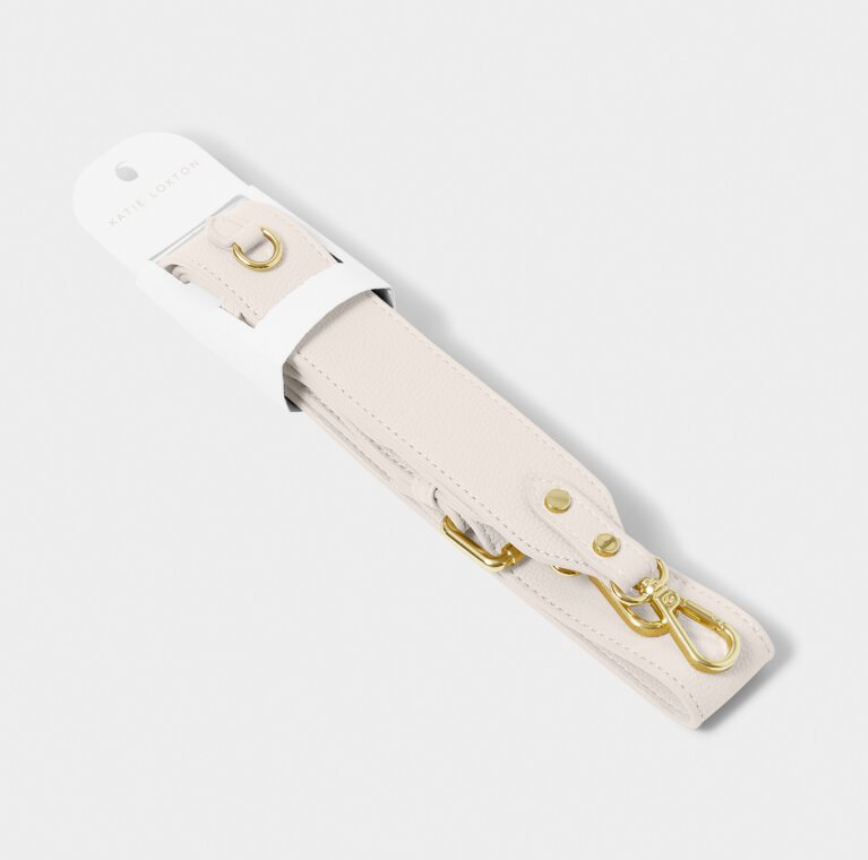 Off White PU Bag Strap