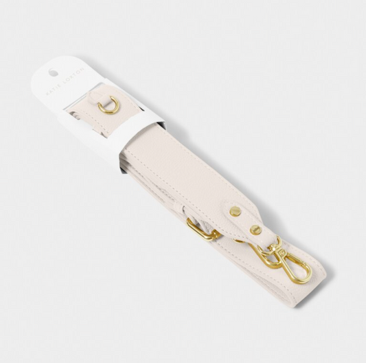 Off White PU Bag Strap