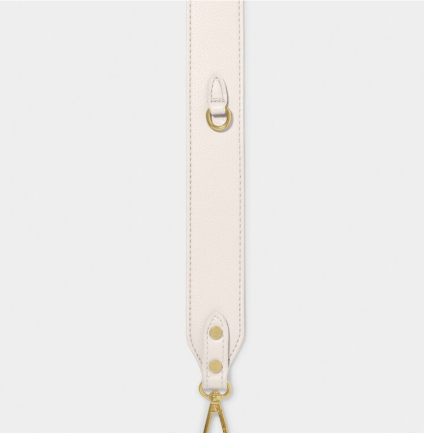 Off White PU Bag Strap