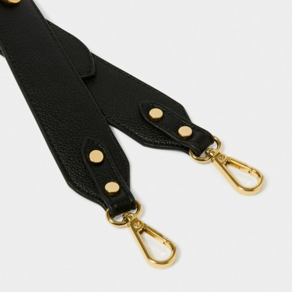 Black PU Bag Strap