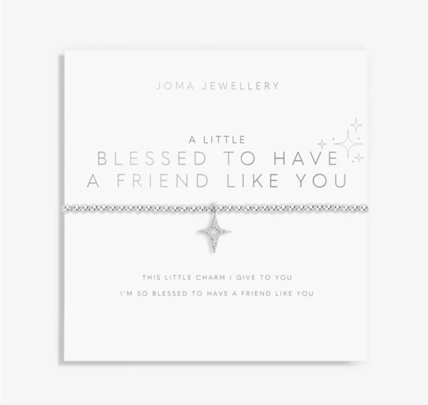A Little 'Blessed To Have A Friend Like You' Bracelet