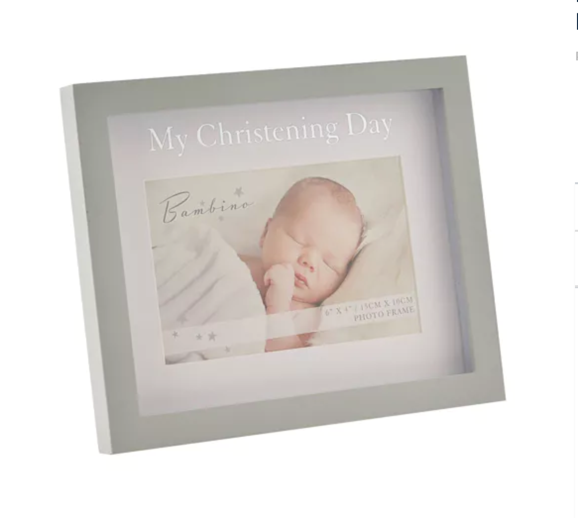 Bambino 'My Christening Day' Frame - 6"x4"