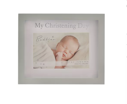 Bambino 'My Christening Day' Frame - 6"x4"