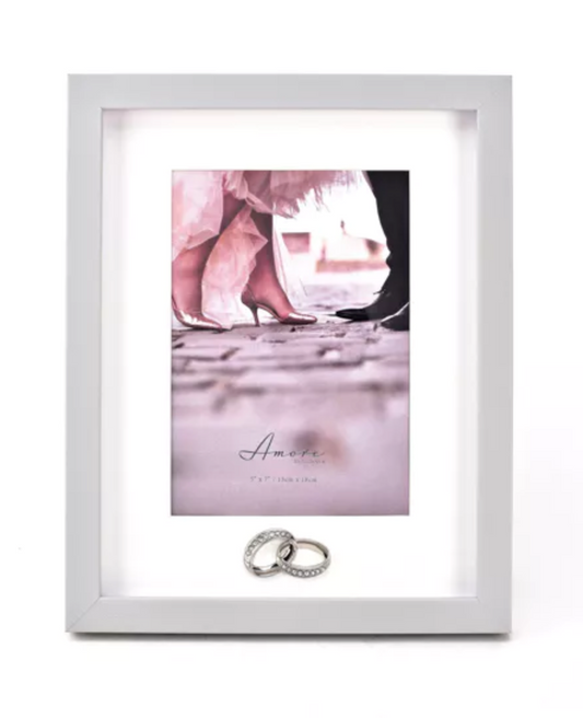 Amore Photo Frame with Rings Icon 5"x7"