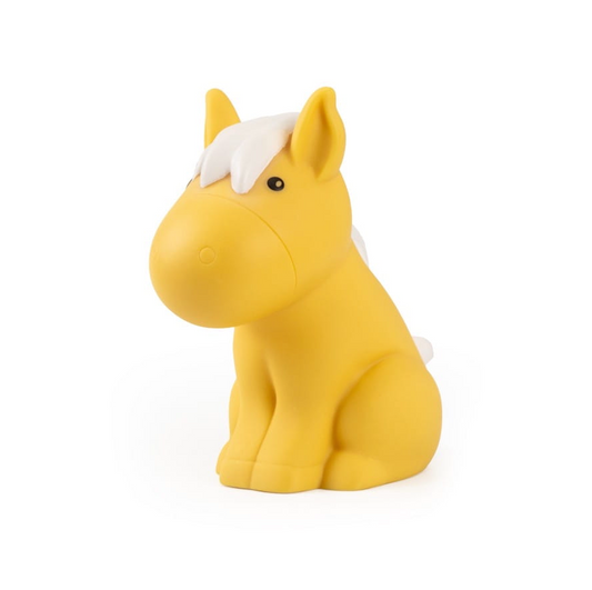 Mini Mustard Yellow Horse Colour Changing LED Nightlight