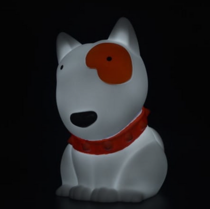 Mini White Dog Colour Changing LED Nightlight